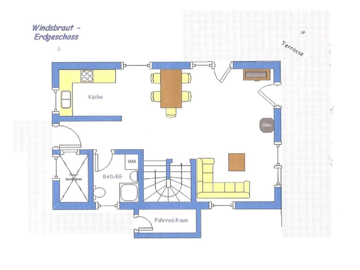 Reetdachhaus Windsbraut Villa Breege Exterior photo
